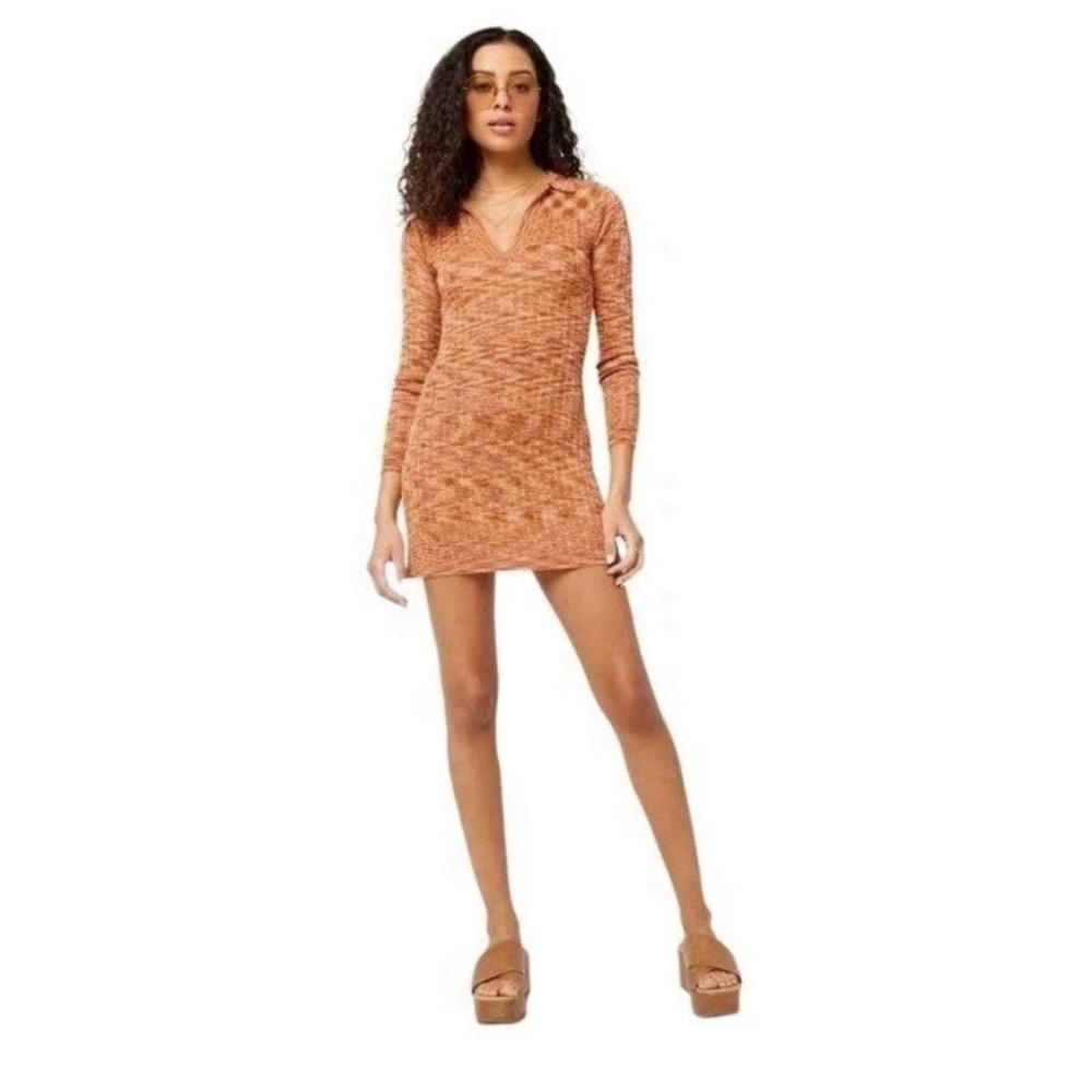 L*Space Aria Mini Dress In A Sahara Orange Size Small.‎ Excellent Condition